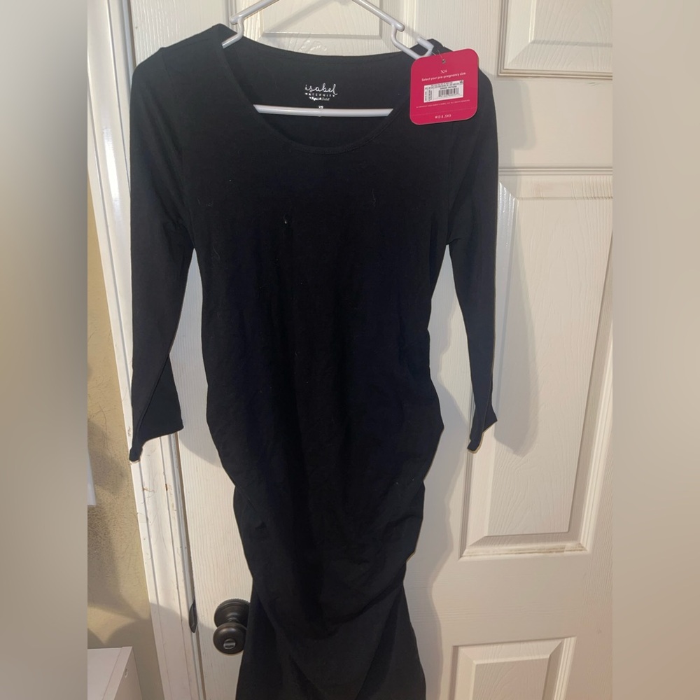 Isabel Maternity by Ingrid & Isabel Black Long Sleeve Dress